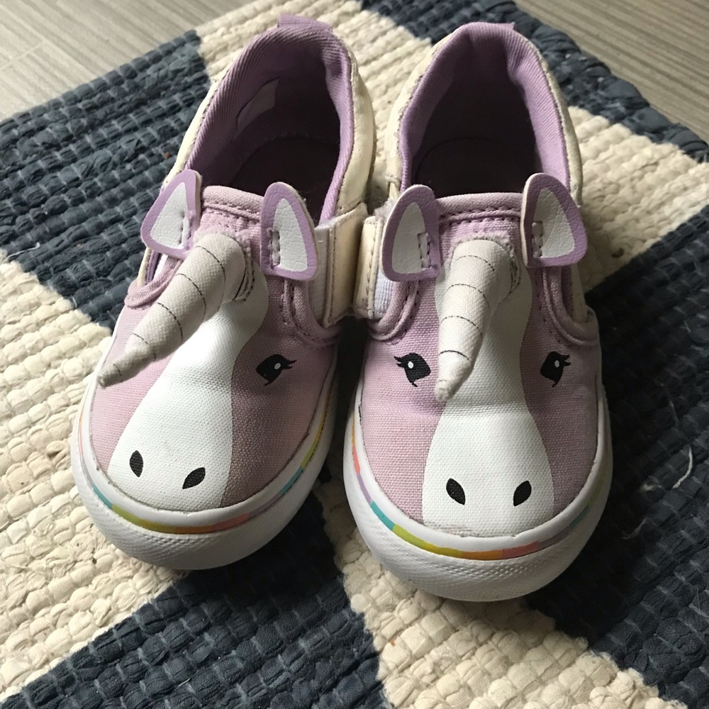 Unicorn Vans Purple Toddlers Size 4